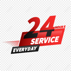 We are available 24/7